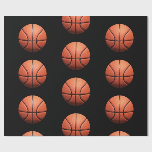 Basketball Wrapping Paper Cadeaupapier (Vlak)