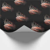 Basketball Wrapping Paper Cadeaupapier (Hoek)