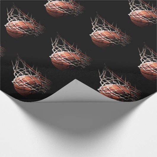 Basketball Wrapping Paper Cadeaupapier (Hoek)