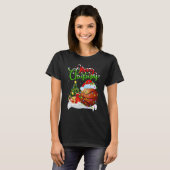 Basketball   Xmas Decorations Santa Basketball Chr T-shirt (Voorkant volledig)