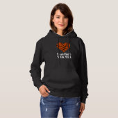 Basketball Yia Yia Basketball Heart Grandma YiaYia Hoodie (Voorkant volledig)
