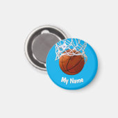 Basketball Your Name Custom Magneet (Voorkant / Achterkant)