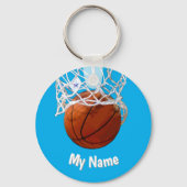 Basketball Your Name Custom Sleutelhanger (Voorkant)