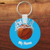 Basketball Your Name Custom Sleutelhanger (Voorkant)