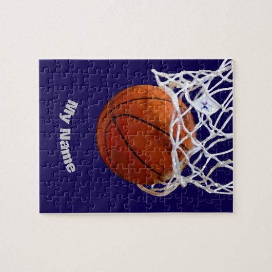 Basketball Your Name Legpuzzel (Horizontaal)