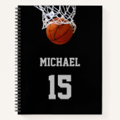 Basketball Your Name Notitieboek (Voorkant)