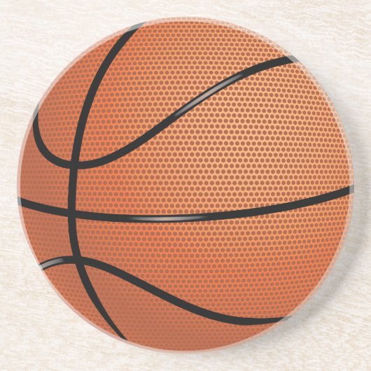 Basketball Zandsteen Onderzetter (Voorkant)