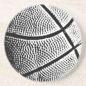 Basketball Zandsteen Onderzetter (Voorkant)