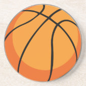 Basketball Zandsteen Onderzetter (Voorkant)