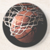 Basketball Zandsteen Onderzetter (Voorkant)