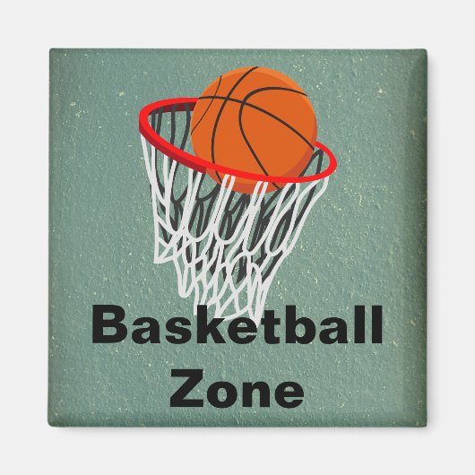 Basketball Zone Magnet (Voorkant)