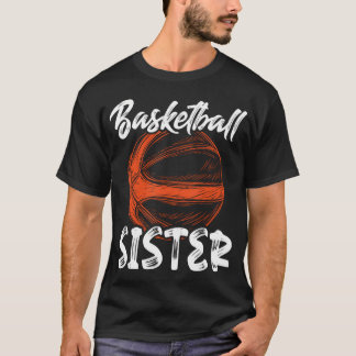 Basketball Zuster Vrouwen Familie overeenstemmend T-shirt