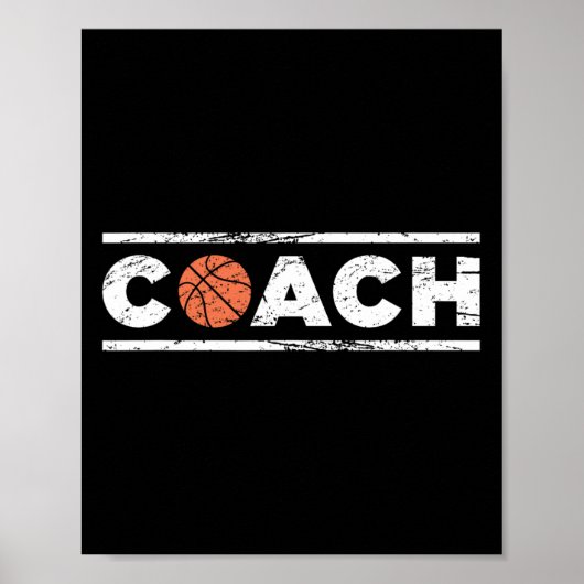Basketballak met drukcabine poster (Voorkant)