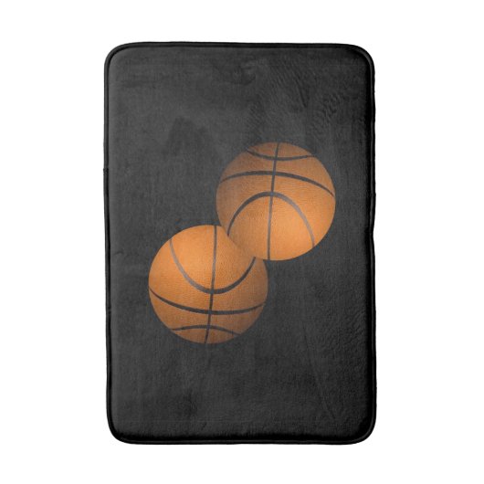 Basketballen Badmat (Voorkant Verticaal)
