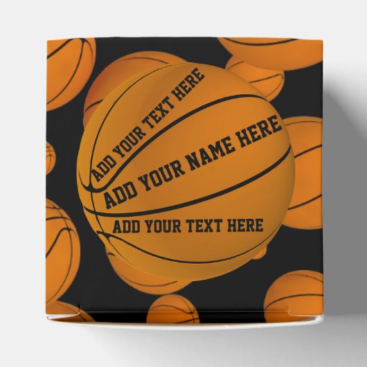 Basketballen Bedankdoosjes (Bovenkant)