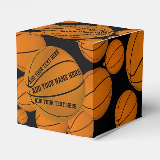 Basketballen Bedankdoosjes (Achterkant)