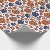 Basketballen Cadeaupapier (Hoek)