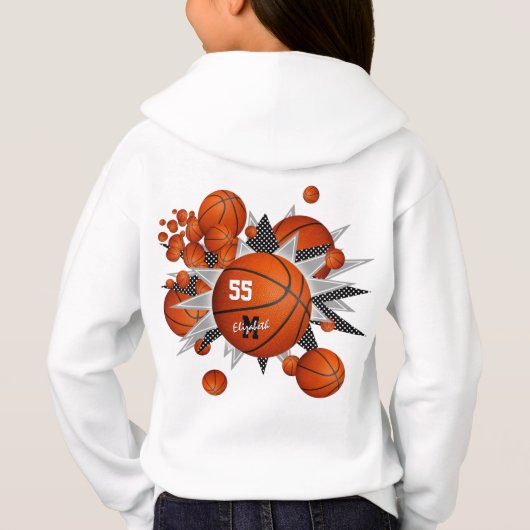 basketballen en sterren voor sportkleding (Achterkant)