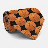 Basketballen Galore Sportpatroon Stropdas (Opgerold)