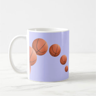 Basketballen in de lucht koffiemok