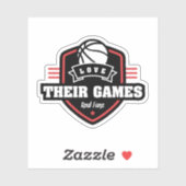 Basketballen NBA Portland Trail Blazers Team Kleur Sticker (Vel)