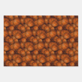 Basketballen patroon elke gelegenheid inpakpapier vel (Voorkant)