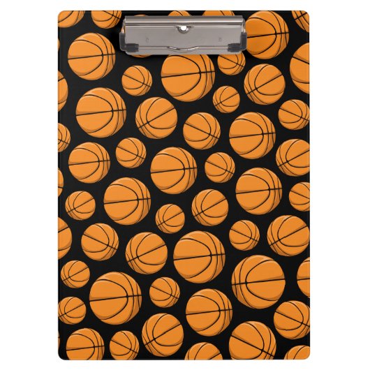 Basketballen Patroon Klembord (Voorkant)
