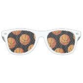 Basketballen | Sportcadeau Retro Zonnebril (Voorkant)