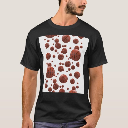 Basketballen T-shirt (Voorkant)
