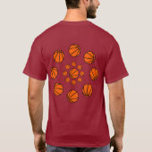 basketballen t-shirt (Achterkant)