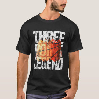 Basketballer 3 Point Shot Three Point Legend T-shirt