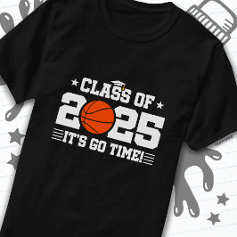 Basketballer Afstuderen Klasse van 2025 Senior T-shirt