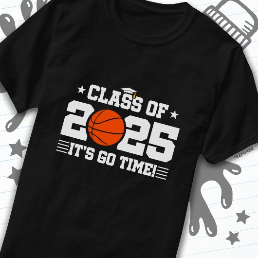 Basketballer Afstuderen Klasse van 2025 Senior T-shirt