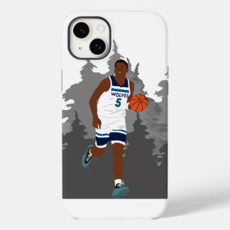 Basketballer Anthony Edwards in actie Case-Mate iPhone 14 Plus Hoesje
