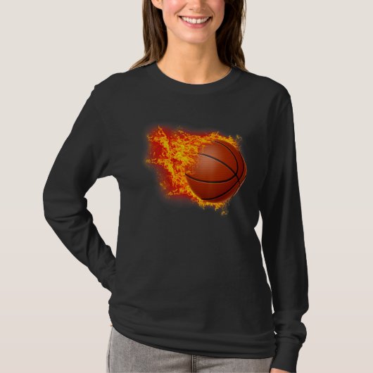 Basketballer Basketball Hoop Dunking Basketball Ho T-shirt (Voorkant)
