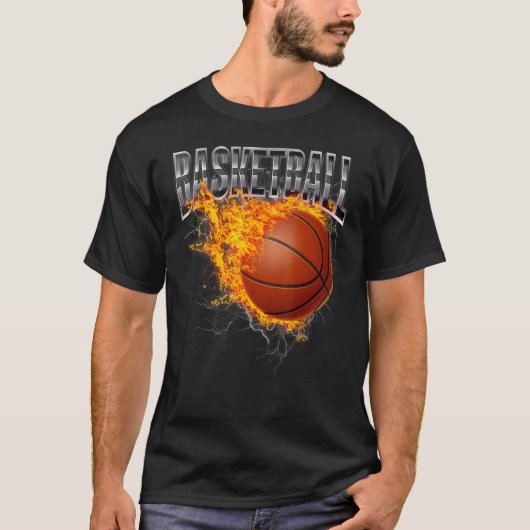 Basketballer Basketball Hoop Dunking Basketball Ho T-shirt (Voorkant)