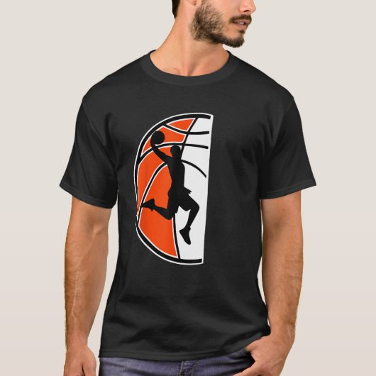 Basketballer Basketball Hoop Dunking Basketball Ho T-shirt (Voorkant)