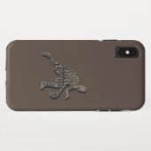 Basketballer dribbelen met full body tekst Case-Mate iPhone case (Achterkant (horizontaal))