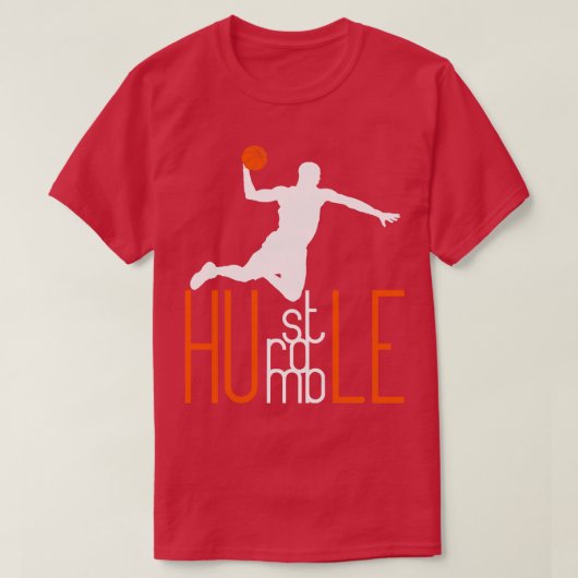 Basketballer Dunking T-shirt (Design voorkant)