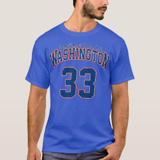 Basketballer nummer 6 van Washington T-shirt
