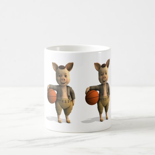 Basketballer Piglet Koffiemok (Center)