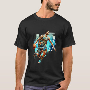 Basketballer Sport Game Kampioen Competitie T-shirt