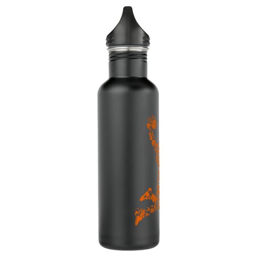 Basketballer Sporter Waterfles (Links)