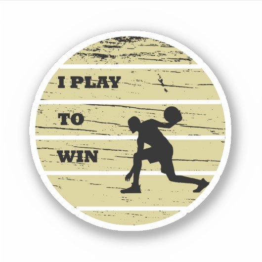  basketballer sticker (Voorkant)