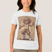 basketBaller Tri-Blend Shirt (Voorkant)
