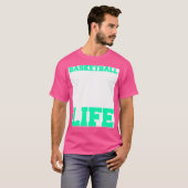 Basketballers Basketbal is het leven Sport Gift I T-shirt (Voorkant volledig)