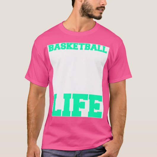 Basketballers Basketbal is het leven Sport Gift I T-shirt (Voorkant)
