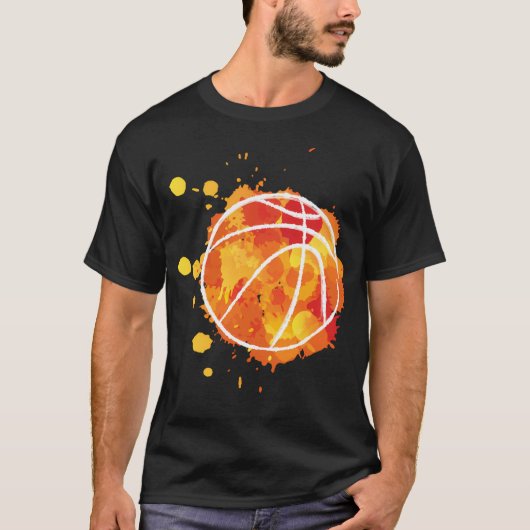 Basketballers Basketbal T-shirt (Voorkant)