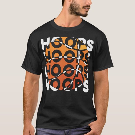 Basketballer's Hoops Graphic T-shirt (Voorkant)