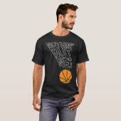 Basketballers Nothinu2019 maar Net SWISH Ty T-shirt (Voorkant volledig)